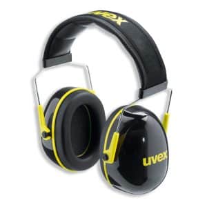 Uvex K2 Øreklokker, 32dB, svart-gul