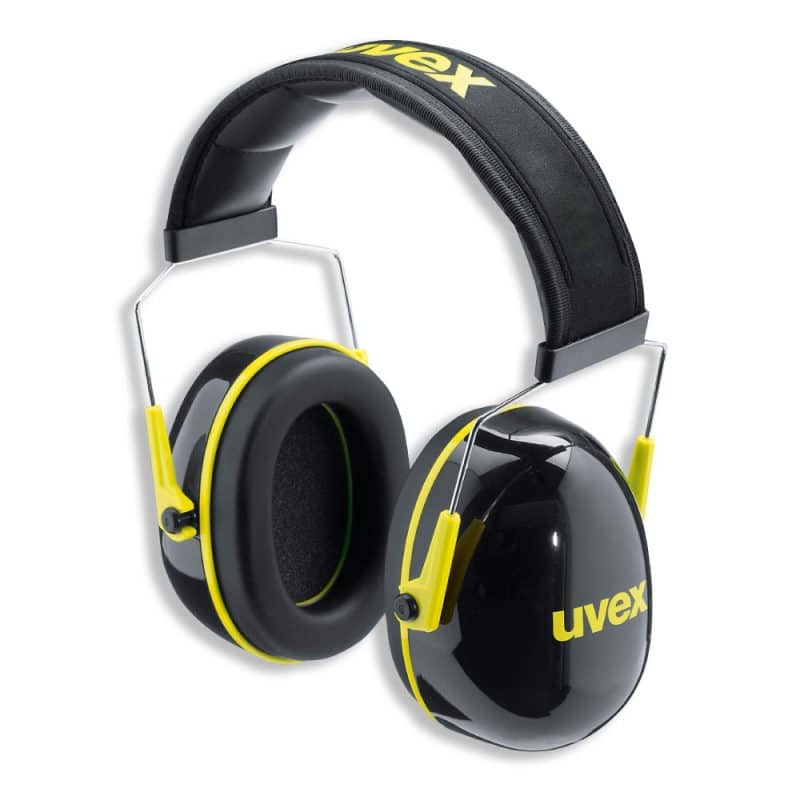 Uvex K2 Øreklokker, 32dB, svart-gul