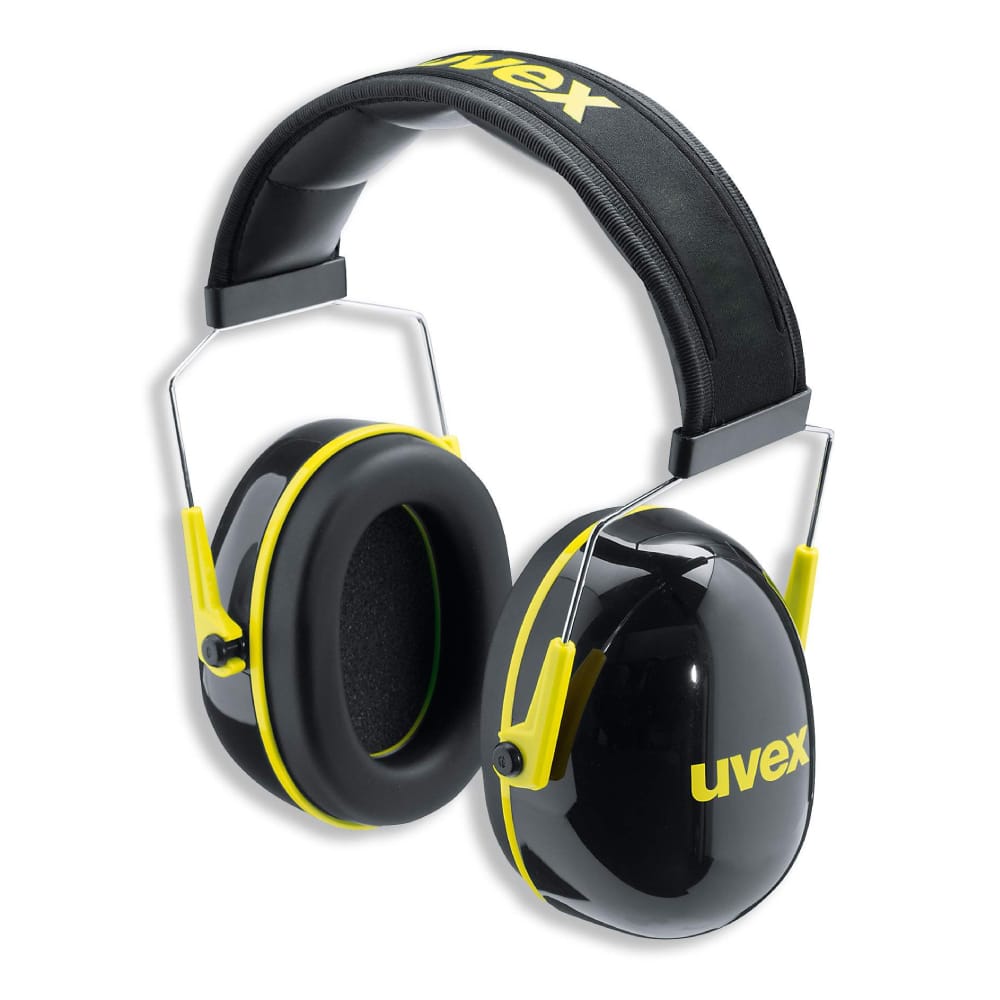 Uvex K2 Øreklokker, 32dB, svart-gul