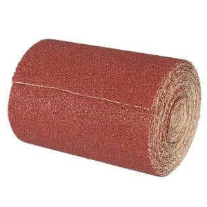 Sliperull av aluminiumoksid 5 m x 115 mm - korn 80
