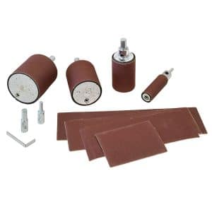 IGM Trommelslipersett 4 stk - D25 mm, 53 mm, 63,5 mm, 75 mm