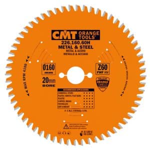 CMT Orange Industrial Dry Cutter stålsagblad - D184x2 d30+20+16 Z64 HW