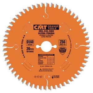 CMT Orange XTreme sagblad for laminerte plater og sponplater - D260x2,5 d30 Z64 HW