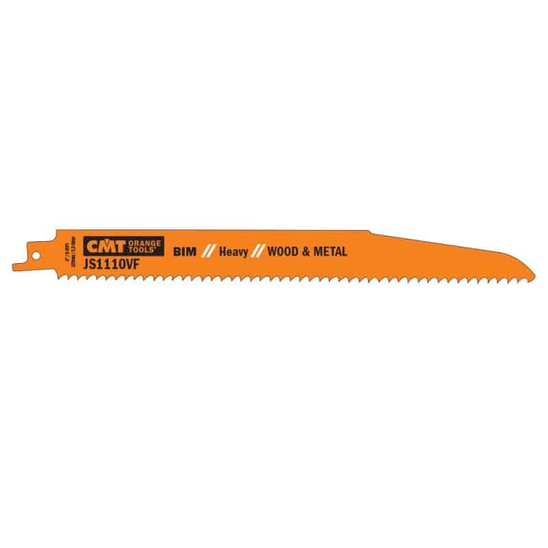 CMT Sabelsagblad BIM Heavy Wood-Metal 1110 VF - L225, I205, TPI5-8 (sett med 5 stk)