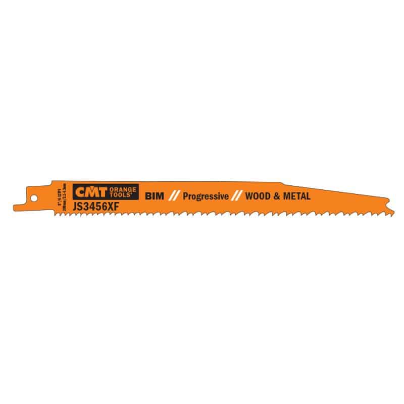 CMT Sabelsagblad BIM Progressive Wood-Metal 3456 XF - L200, I180, TPI6-12 (sett med 5 stk)