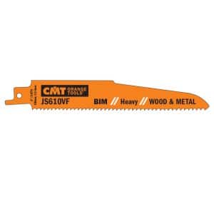 CMT Sabelsagblad BIM Heavy Wood-Metal 610 VF - L150, I130, TPI5-8 (sett med 5 stk)