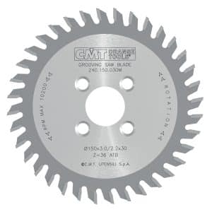 CMT rilleskjærsagblad for CNC - D150x3 d30 Z36 HW