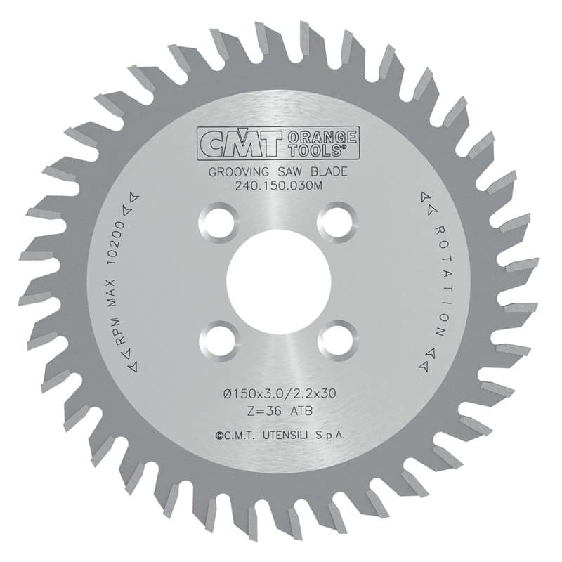 CMT rilleskjærsagblad for CNC - D150x3 d30 Z36 HW