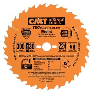 CMT ITK Ultra Thin-Kerf Universal sagblad - D250x2,4 d30 Z42 HW