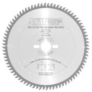 CMT Industrial C283 Sagblad for laminerte plater uten riller - D220x3,2 d30 Z64 HW