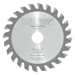 CMT konisk rilleblad for CNC-panelstørrelsesmaskin - D125x4,3-5,5 d45 Z24 HW