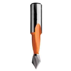 CMT 313 Dowel drill for gjennomgående hull S10 L57,5 HW - D10x27 S=10x26 L57,5 LH