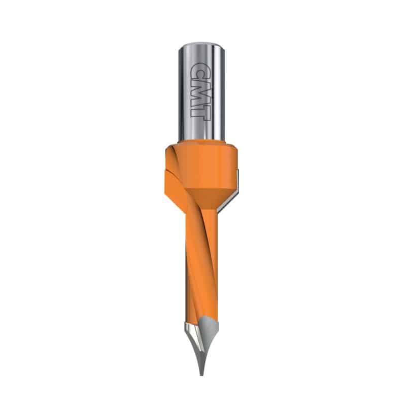 CMT 378 Dowel drill for gjennomgående hull med forsenking S10 L70 HW - D7x35 D2=16 S=10x20 RH