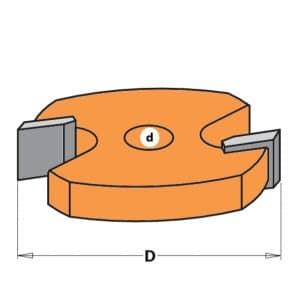 Spaltefreser - 6,35 mm for C9905