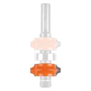C822 Spaltefreser begge sider R3+R2, bunn for C900622, Z2 - D34x8,7 F12