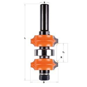CMT Double Avrundingsfres - R2 eller R3, I11,1-31,75 S=12 HW