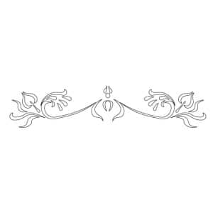 CMT Router Carver System Template for Cascade Rail, 530x110 mm