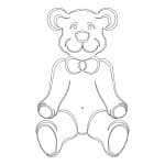 CMT Carver System Template, Teddy Bear, 394x203 mm