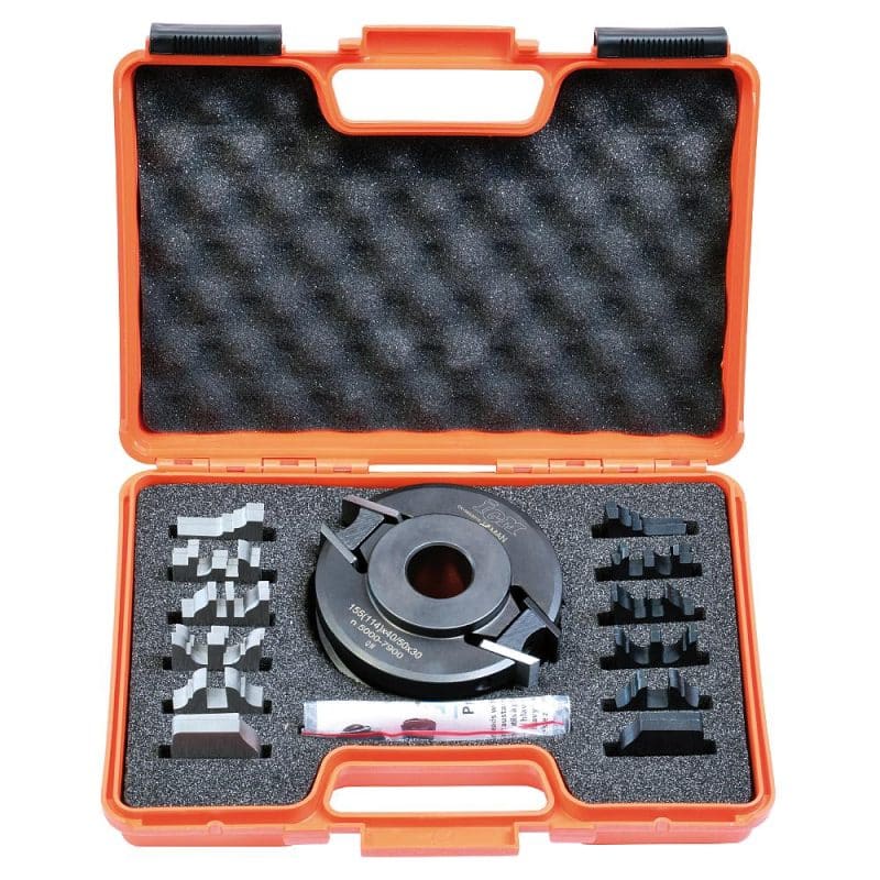 IGM Multiprofile Cutter Head, 7 stk. sett MAN - D120x40-50 d30 STEEL