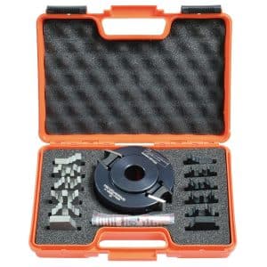 IGM Multiprofile Cutter Head, 7 stk. sett MAN - D120x40-50 d30 ALU