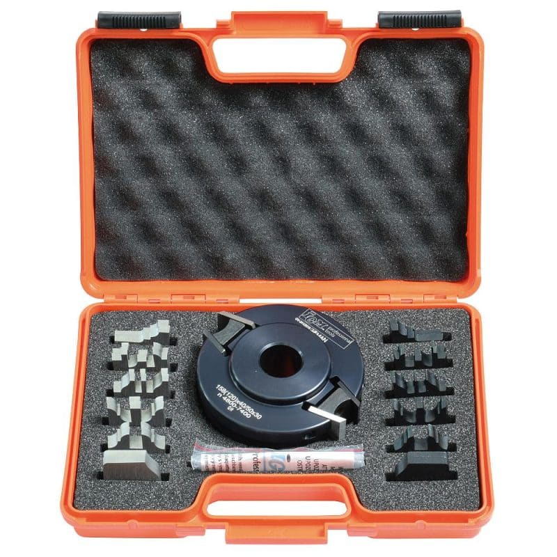 IGM Multiprofile Cutter Head, 7 stk. sett MAN - D120x40-50 d30 ALU