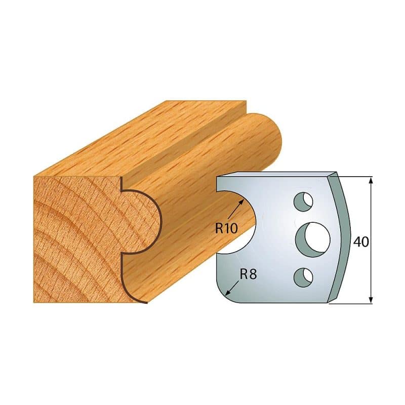 IGM Profile No.004 - 2 stk kniver 40x4 mm SP