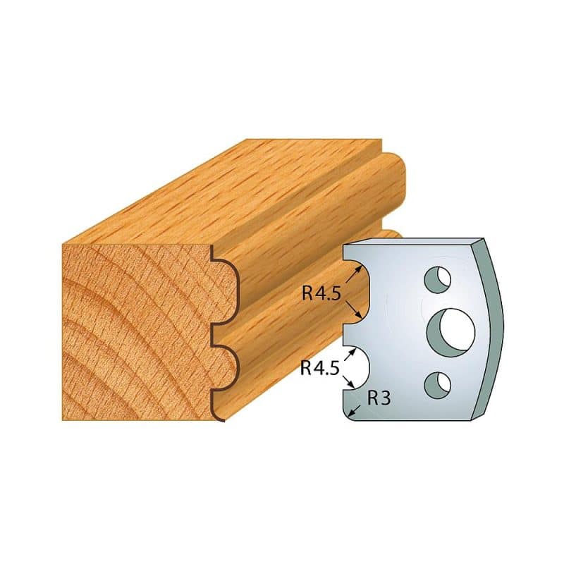 IGM Profile No.007 - 2 stk kniver 40x4 mm SP