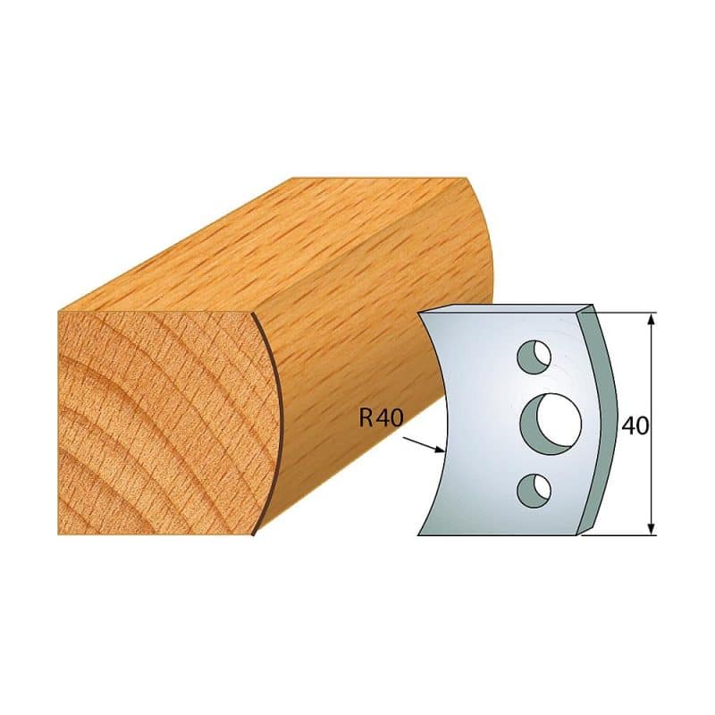 IGM Profil No.008 - 2 stk kniver 40x4 mm SP