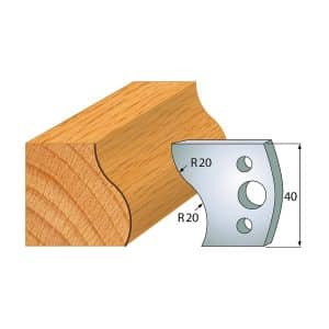 IGM Profil No.009 - 2 stk kniver 40x4 mm SP