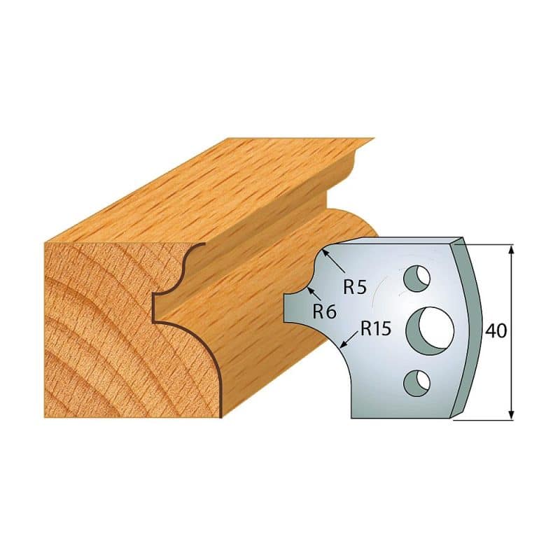 IGM Profile No.011 - 2 stk kniver 40x4 mm SP
