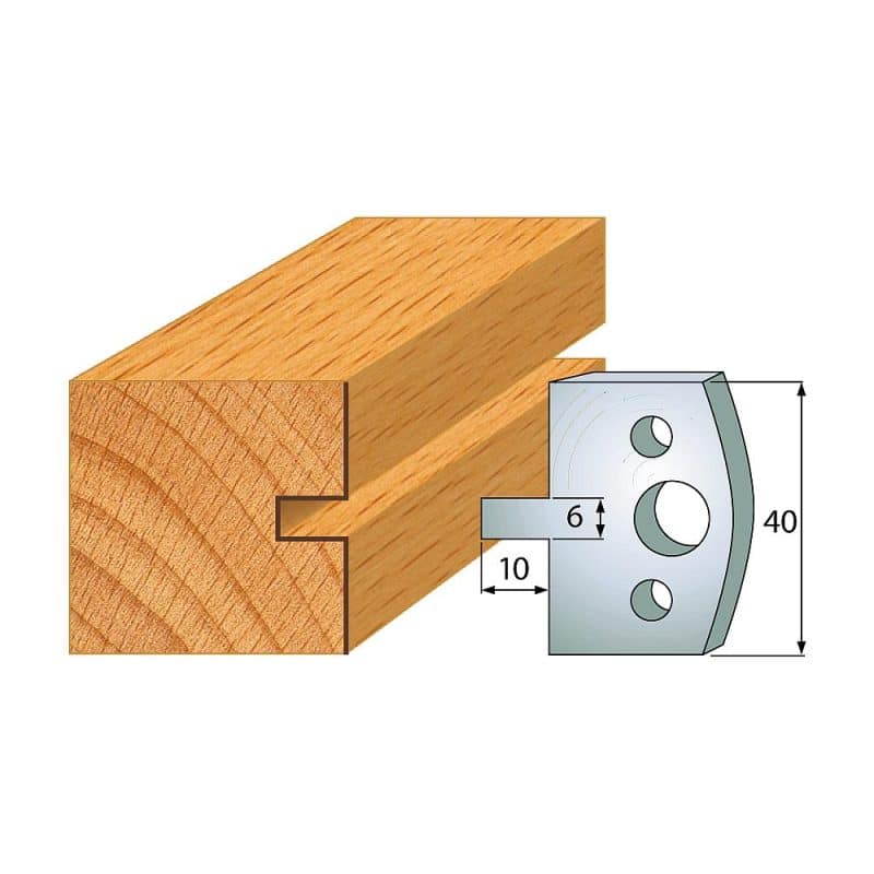 IGM Profile No.016 - 2 stk kniver 40x4 mm SP