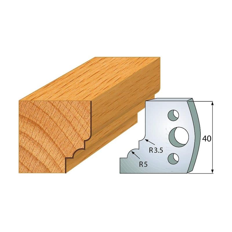 IGM Profile No.020 - 2 stk kniver 40x4 mm SP