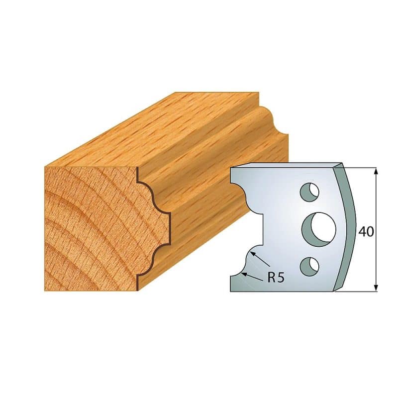 IGM Profile No.025 - 2 stk kniver 40x4 mm SP