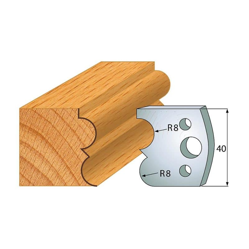IGM Profile No.028 - 2 stk kniver 40x4 mm SP