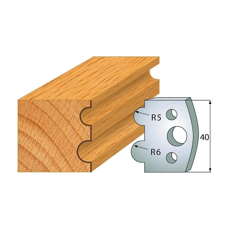 IGM Profile No.030 - 2 stk kniver 40x4 mm SP