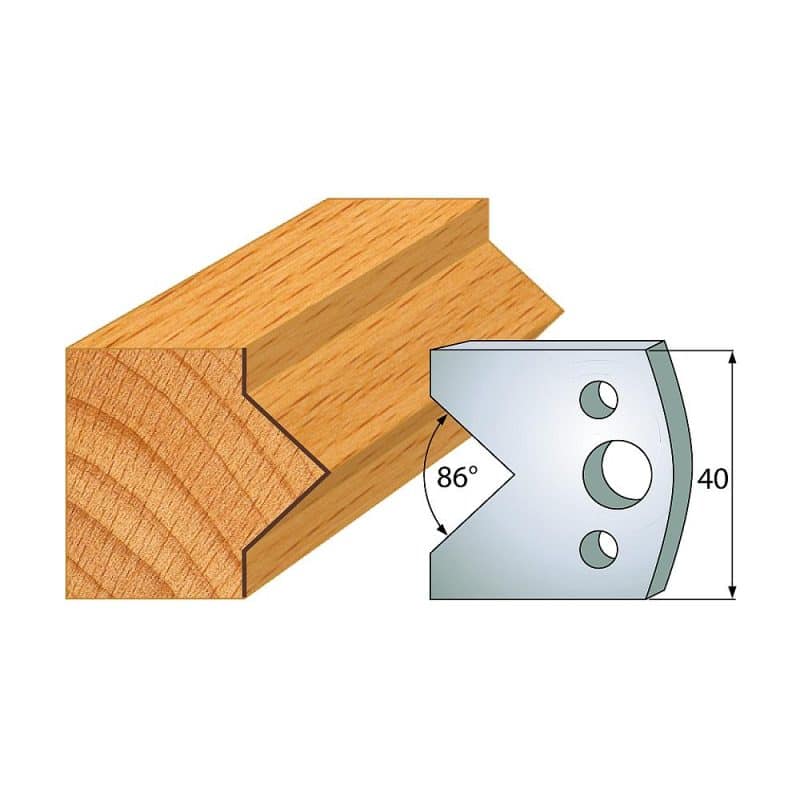IGM Profil No.034 - 2 stk kniver 40x4 mm SP