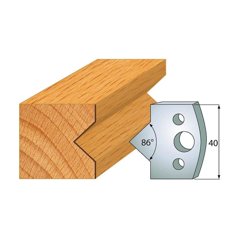 IGM Profile No.035 - 2 stk kniver 40x4 mm SP