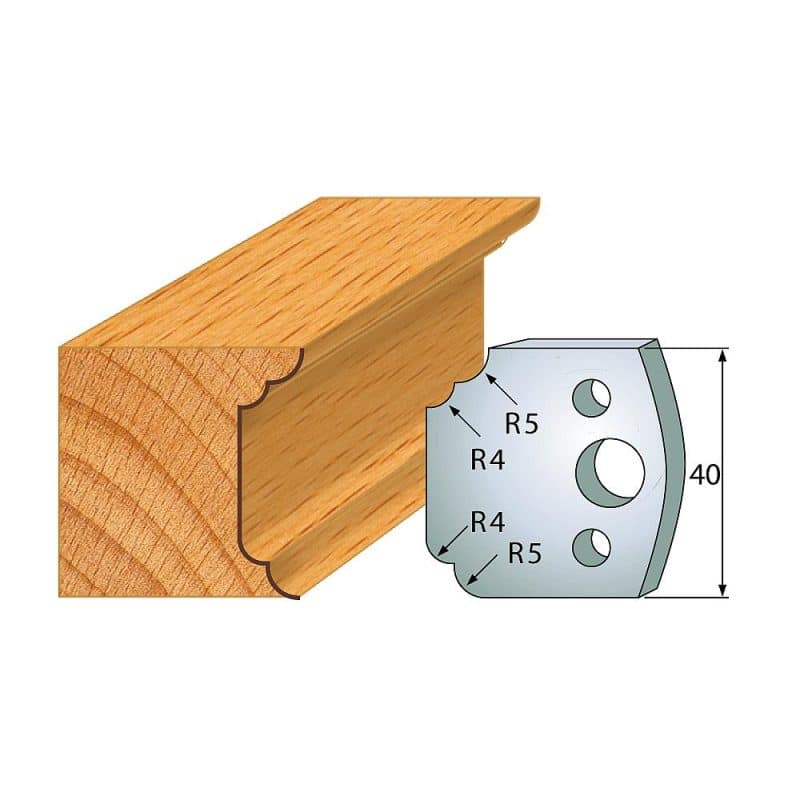 IGM Profile No.042 - 2 stk kniver 40x4 mm SP