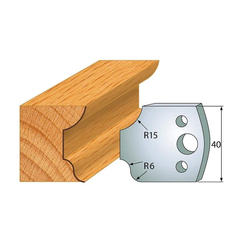 IGM Profile No.044 - 2 stk kniver 40x4 mm SP