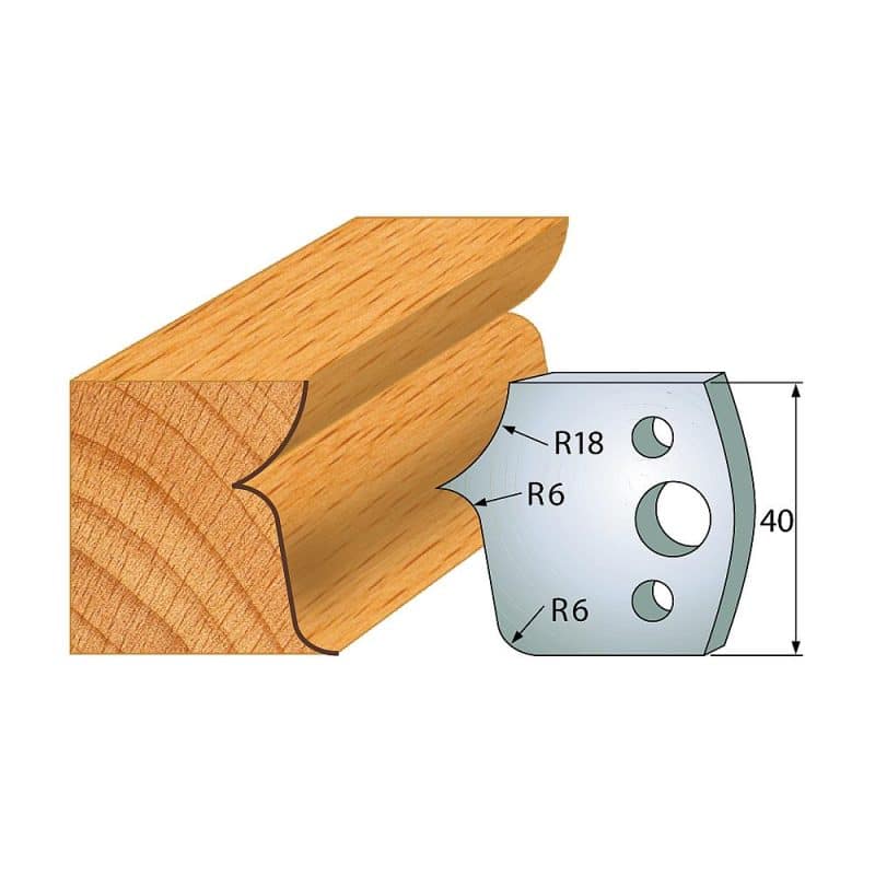 IGM Profile No.046 - 2 stk kniver 40x4 mm SP