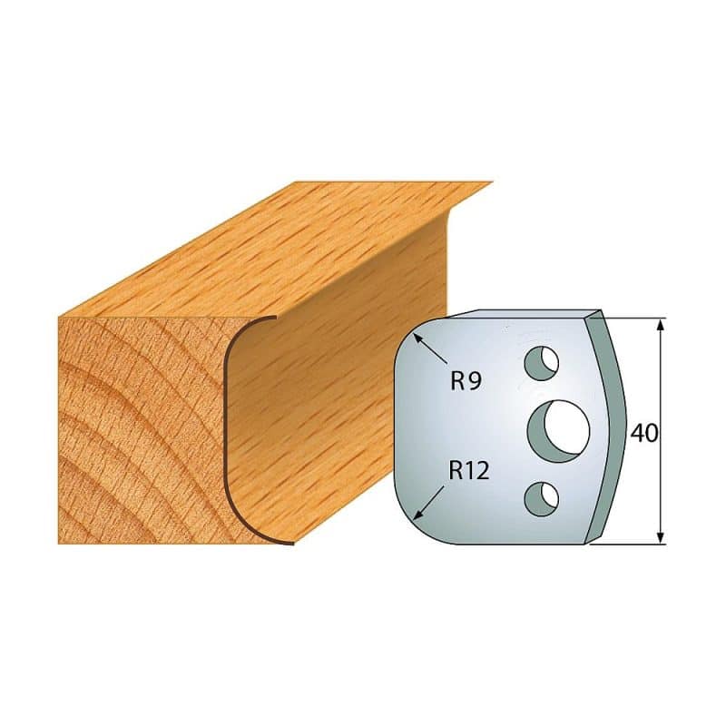 IGM Profile No.050 - 2 stk kniver 40x4 mm SP