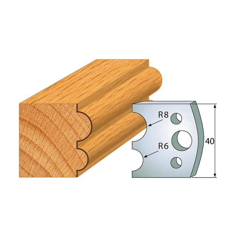 IGM Profile No.051 - 2 stk kniver 40x4 mm SP