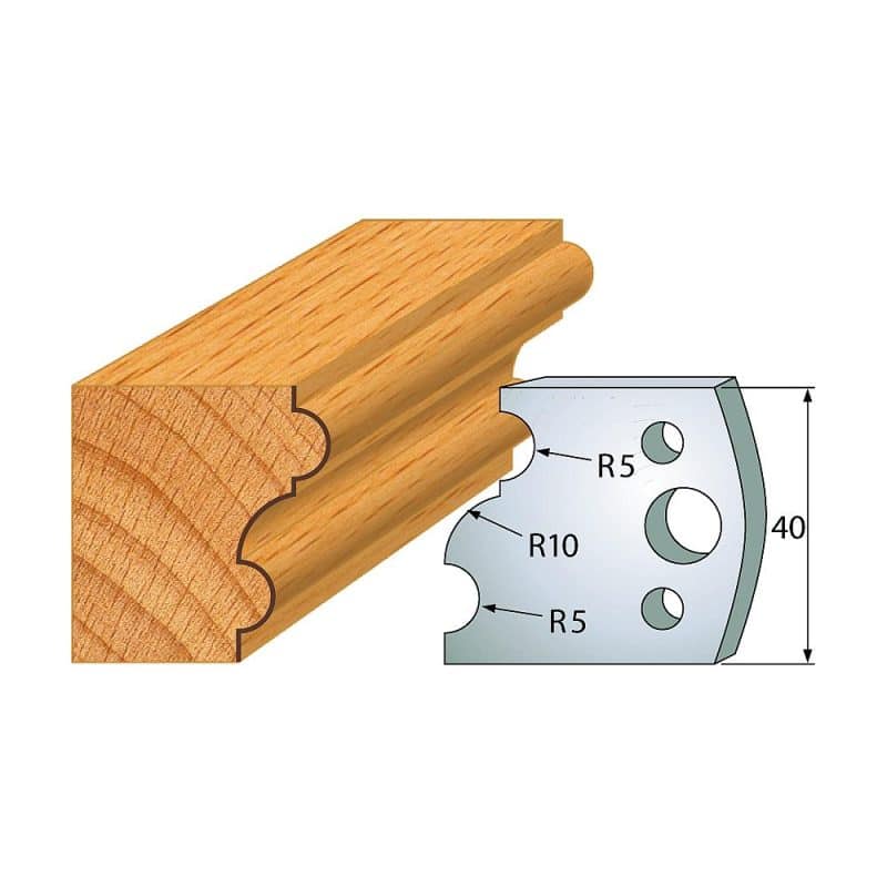 IGM Profile No.052 - 2 stk kniver 40x4 mm SP