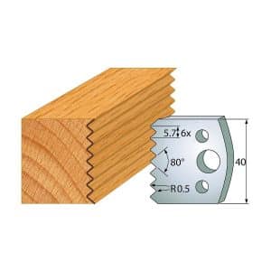 IGM Profile No.077 - 2 stk kniver 40x4 mm SP