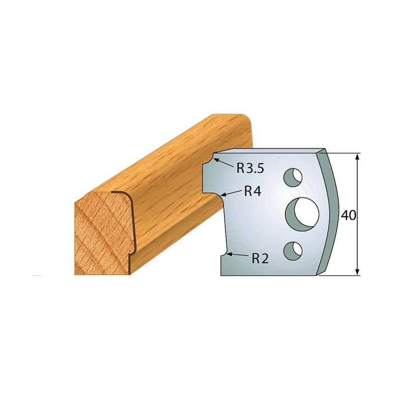 IGM Profile No.130 - 2 stk kniver 40x4 mm SP