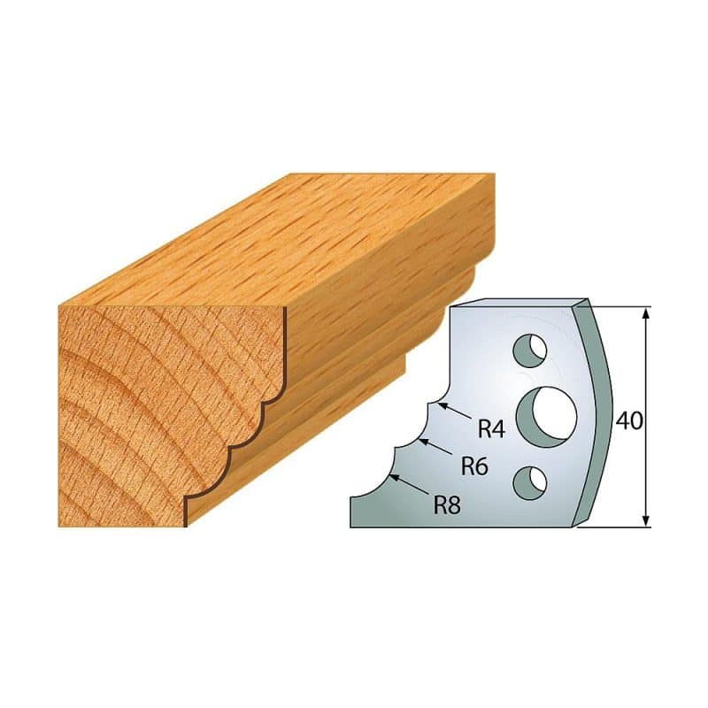 IGM Profile No.132 - 2 stk kniver 40x4 mm SP