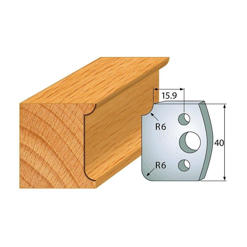 IGM Profile No.173 - 2 stk kniver 40x4 mm SP