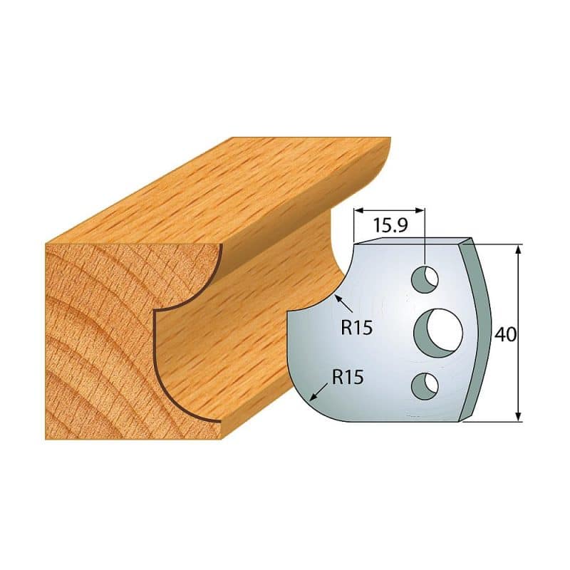 IGM Profile No.177 - 2 stk kniver 40x4 mm SP