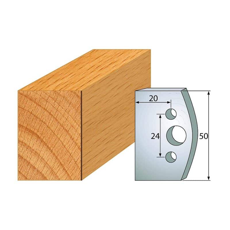IGM Profile No.500 - 2pcs Knives 50x4 mm SP