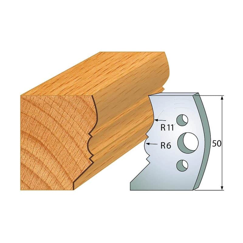IGM Profile No.503 - 2 stk kniver 50x4 mm SP